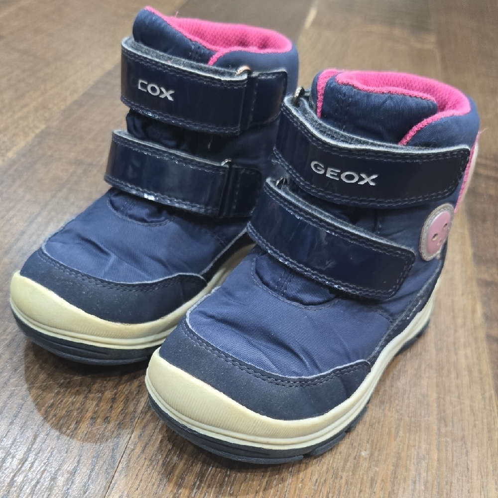 Geox Kids' Blue and Pink Boots
